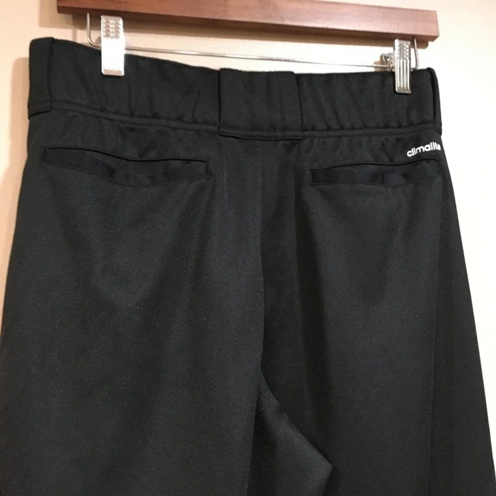 Adidas Climalite Baseball Pant Men S 29x31 Black Full Length Athletic Sportswear